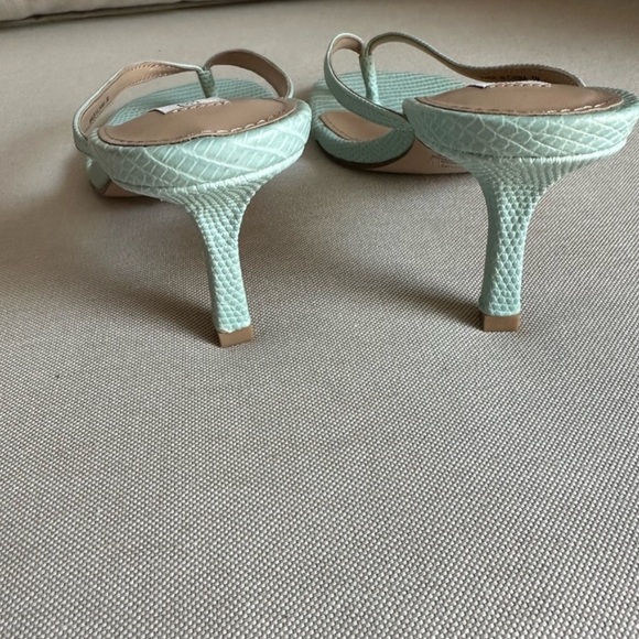Steve Madden Melrose Stiletto Mint Green Heels Open Toe Women’s Size 9.5 - Picture 4 of 10